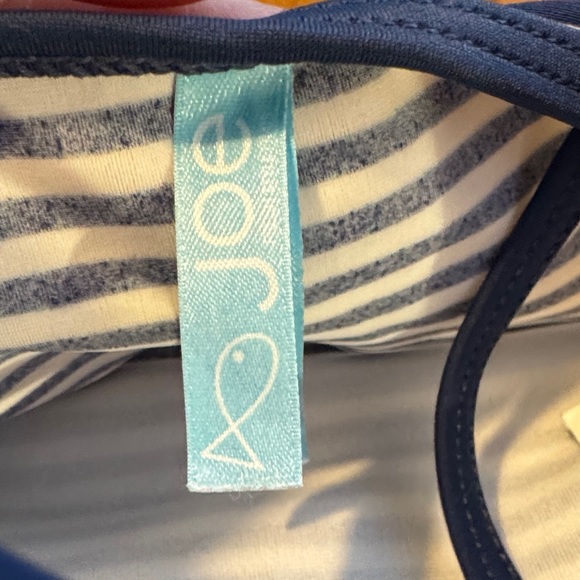 3/15$ Joe Fresh Kids One Piece in Navy and White Stripes - Picture 2 of 3